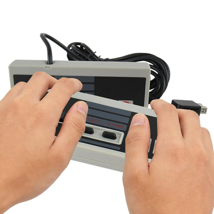 RGNEIN Wired Controller Compatible for Nintendo NES Classic Mini Edition Video Game Console Only, Extra Long 10FT/3M Cable with 6-Pin Connector (2 Pack)