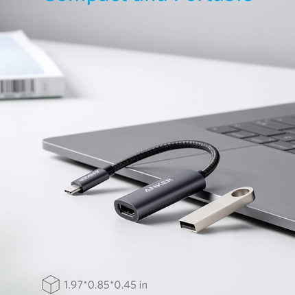 Anker USB C to HDMI Adapter (4K@60Hz), 310 USB-C Adapter (4K HDMI), for MacBook Pro, MacBook Air, iPad Pro, Pixelbook, XPS, Galaxy, and More(Compatible with Thunderbolt 3 Ports)