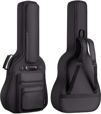 Acoustic Guitar Bag Thick Padding Waterproof Dual Adjustable Shoulder Strap Guitar Case Gig Bag 40 41 inch with Back