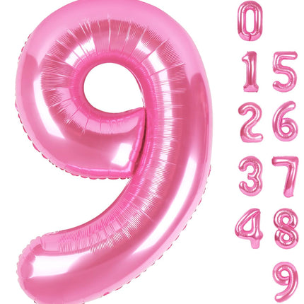 Number Balloons 5 Balloon Blue Birthday Decorations for Men Party, 40 Inch