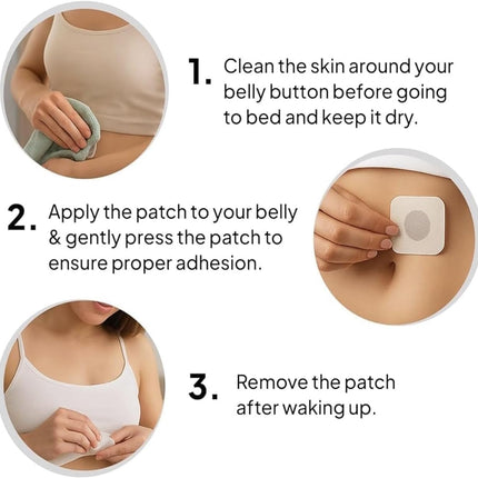 Rejuvacare Qzem Body Patch, Easy Daily Application, Comfortable & Discreet, For Men & Women, 1 Month Supply, Gentle & Effective(30Pcs)