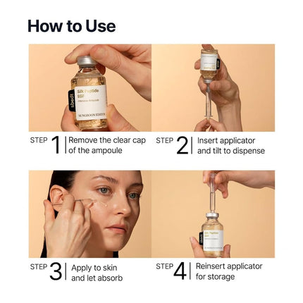 SUNGBOON EDITOR Glow Intensive Kojic Acid Ampoule, Radiance-Boosting Serum for Face with Kojic Acid, Turmeric & PHA l For Uneven Skin Tone & Dark Spot Care l Korean Skincare Serum, 1.35 fl oz