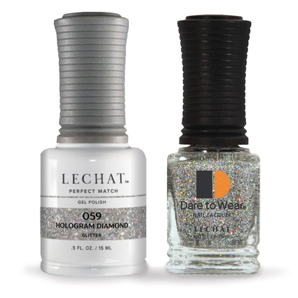 LeChat Perfect Match Gel Polish, Hologram Diamond, 0.5 Fl Oz (PMS59)