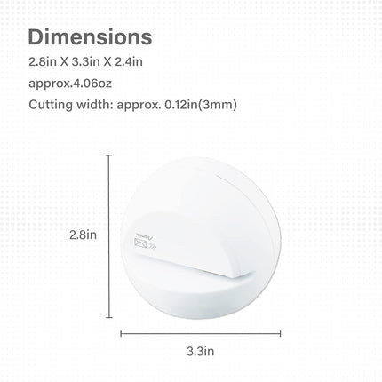 Electric Letter Opener,LO85W White Letter openers Envelope, Envelope Opener, Asmix (Japan Import)