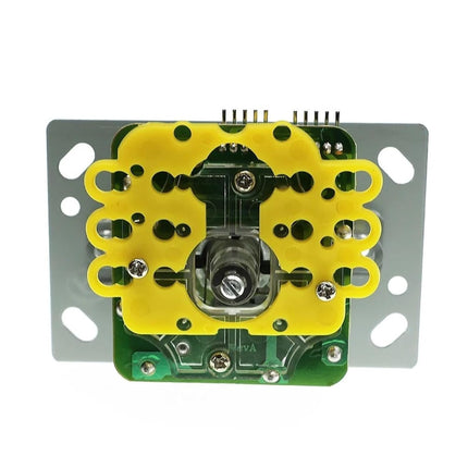 Yingluno 3PCS 12V LED Joystick Colorful Illuminated Light Switchable 4 To 8 Way Controller For Arcade Fishing Crane Claw Game Vending Machine(Oval ball)