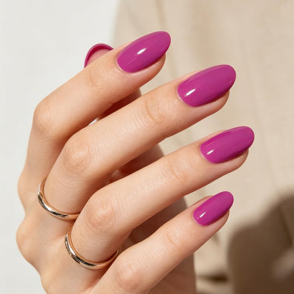 French Tip Press On Nails Short Almond 32Pcs 16 Sizes Reusable