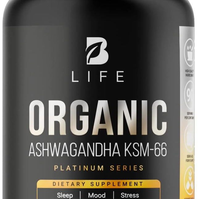 KSM-66 Ashwagandha 600mg - supplement label