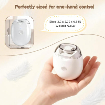 Electric Nail Clipper, Rechargeable 3 Speed Electric Nail Clippers for Seniors & Adults, Baby Electric Nail Trimmer with Light, Compact Electric Automatic Nail Clipper for Nail Care (Pure White)