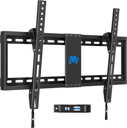 TV Wall Mount for Most 37-75 Inch TVs, Universal Tilt TV Mount Fit 16", 18", 24" Stud with Loading Capacity 132lbs, Max