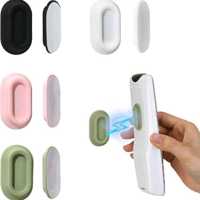 Magnetic Remote Control Holder Wall Mount - 4 Pcs No Drill Self-Adhesive Organizer for Air Conditioner & TV Remotes