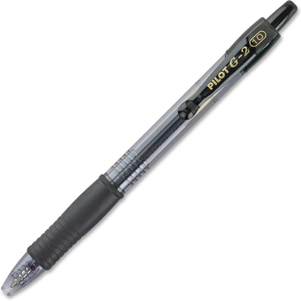 PILOT G2 Premium Refillable & Retractable Rolling Ball Gel Pens, Bold Point, Black Ink, 12-Pack (31256)