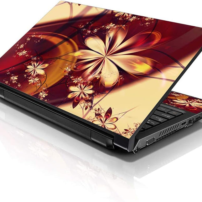 Laptop 17-17.3" Skin with Colorful Flower Floral Pattern