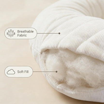 Oversize Baby Lounger for Newborn - 0-12 Months Infant Lounger Breathable Cotton Baby Nest Lounger - photo 4