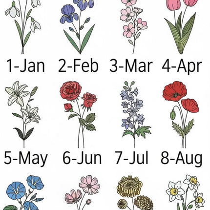 Mothers Day Gifts For Mom, Grandma, Customized Birth Month Flower with Names, Personalized Wood Plaque Wall Art Birthday Gifts Grandma Gifts From Grandkids ﻿