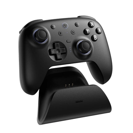 8BitDo Ultimate 2 Bluetooth Controller for Switch/Switch 2 & Windows PC, Switch Pro Controller with TMR Joysticks, Switchable Hall Effect/Tactile Triggers, Vibration and Motion Control - Black