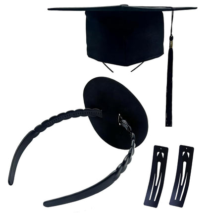 Graduation Cap Headband, Anti-Falling Grad Cap Headband for Graduation Insert, Grad Hat And Gown Head band Insert for Graduates Mentors Students Unisex Hat Accessory