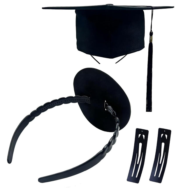 Graduation Cap Headband, Anti-Falling Grad Cap Headband for Graduation Insert, Grad Hat And Gown Head band Insert for