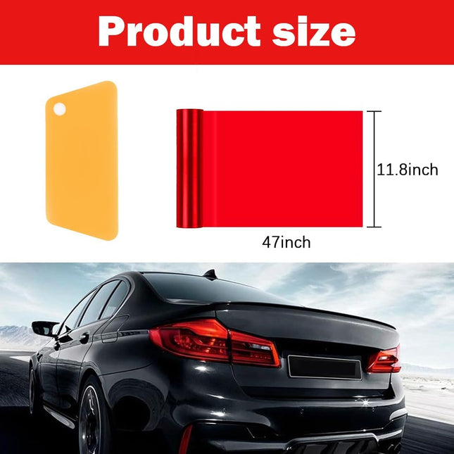 1 Pcs Car Light Tint Film 12 X 48inch,Cuttable&Str - image 2