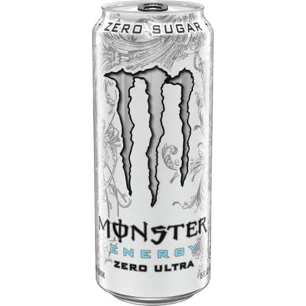 Monster Energy Zero Ultra, Sugar Free Energy Drink, 16 Ounce | Pack of 15