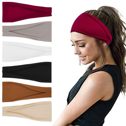 6 Pack Headbands for Women, Boho Wide Head Bands & Hair Accessories