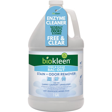 Bac Out Enzyme Cleaner, Stain & Pet Odor Eliminator, Lime Scent