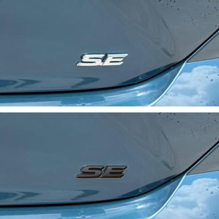 Blackout Emblem Overlays 7Pcs Compatible with Camry SE 2018 2019 2020 2021 2022 2023 2024 ABS Plastic Badge Overlay 260203 with Strong Adhesive Matte Black