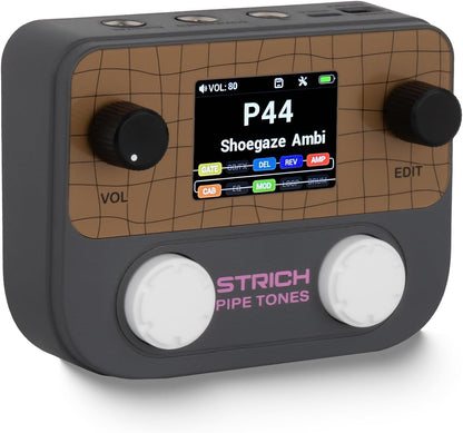 Pocket Multi-Effects Processor for Guitar and Bass, Dark Gray