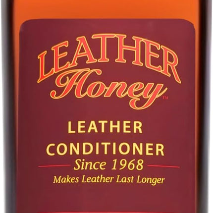 Leather Honey Leather Conditioner, Since 1968. for All Leather Items Including Auto, Furniture, Shoes, Purses and Tack. Non-Toxic and Made in the USA / 8 Fl Oz (Pack of 1)