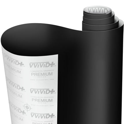 Black Matte Car Wrap Vinyl Roll with Air Release 3MIL (1.5ft x 5ft)