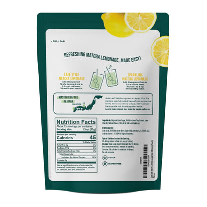 Matcha Lemonade Drink Mix - Premium Japanese Ceremonial Grade Matcha Green Tea Powder, Organic Cane - photo 2