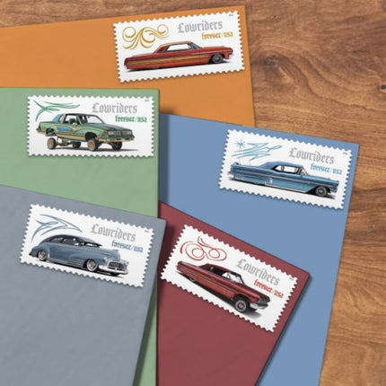 Lowriders 2026 (Sheet of 15) Mexican American/Chicano Culture Cars First-Class Mail Forever Postage Stamps