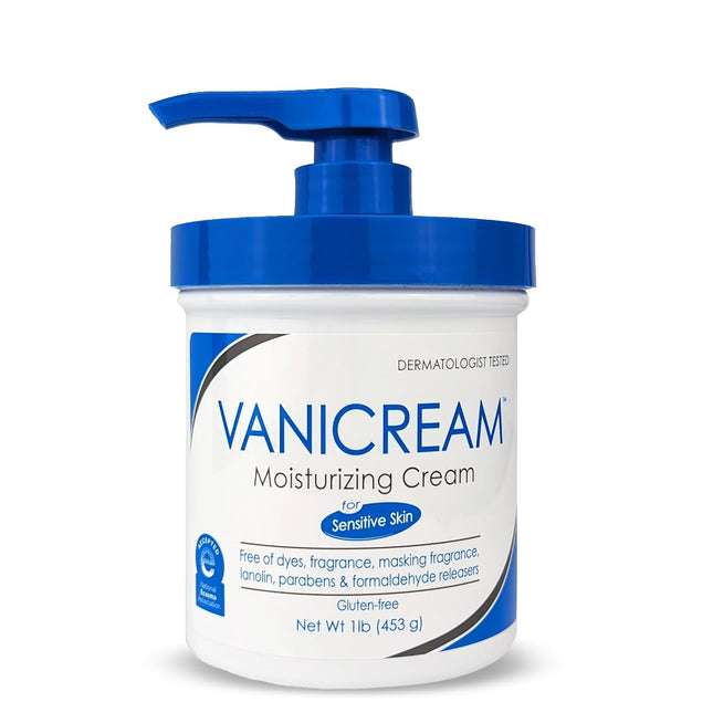 Moisturizing Skin Cream with Pump Dispenser