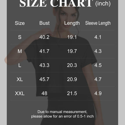 5 Pack Women's Loose Fit Short Sleeve Workout Crop Top T-Shirts