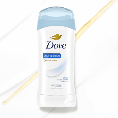 Invisible Solid Antiperspirant Deodorant Stick 2 Count Original Clean - photo 4