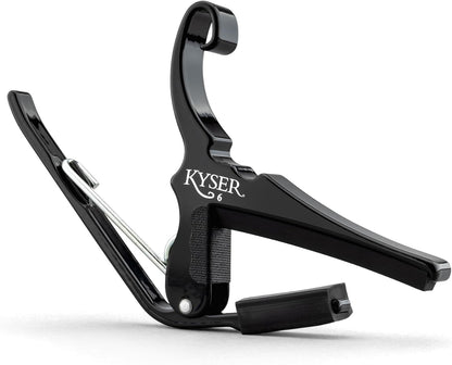 Quick-Change Guitar Capo for 6-String Acoustic Guitars, Black