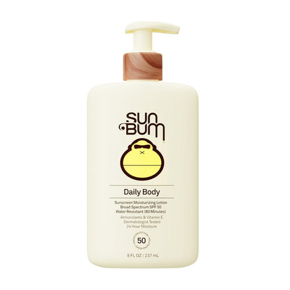Daily SPF 50 Sunscreen Body Lotion - Broad Spectrum Moisturizing Sunscreen with Vitamin E - Vegan and Hawaii 104 Act