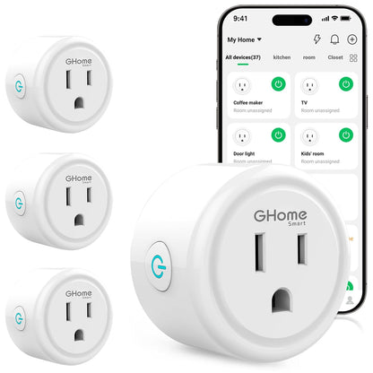 Wi-Fi Smart Plug with App Remote Control and Timer