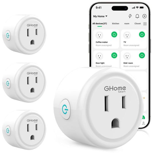 Wi-Fi Smart Plug with App Remote Control and Timer