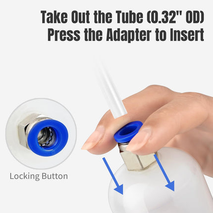 Thorstone Manual/Pneumatic Fluid Extractor Pump or Oil Changer Vacuum Accessory Kit | 2 x 22cm Suction Tubes | 1 x 50cm Rubber Hose | 4 x O Rings | 2 x Connectors