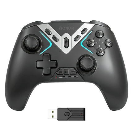 Wireless PC Controller, Bluetooth Game Controller with Hall Effect Joysticks & Triggers for Windows PC, Nintendo Switch, Android/Mobile/TV, iOS, MAC with Loop Macro, Vibration, Turbo, Motion Control
