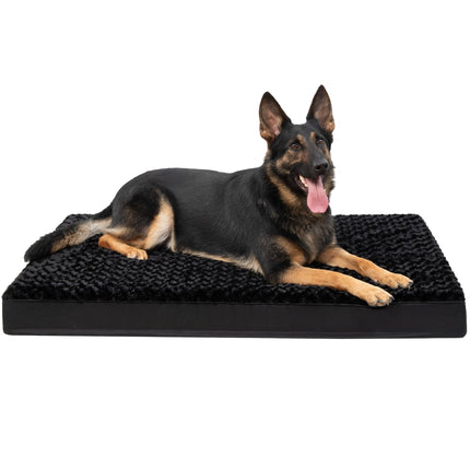 Washable Dog Bed for Crate Waterproof for Medium Dogs,41x27 Inch,Gray