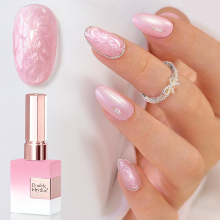15ML Gel Nail Polish Pure Sheer Same Color Same Bottle Soak Off Gel Polish Art Manicure Salon DIY at Home for Women (Burgundy-A1129)