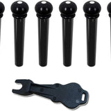 SourceToHome FuenteACasa Plastic Acoustic Guitar Bridge Pins Pegs-6pcs with 1pc Bridge Pin Puller — Home & Lifestyle