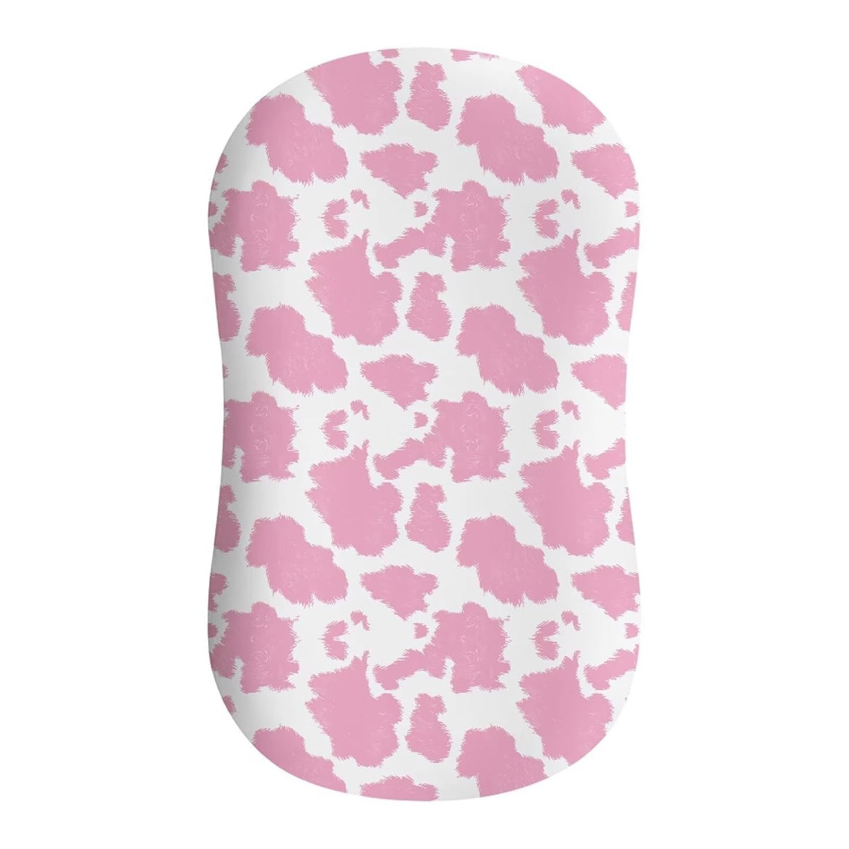 Pink Cow Print Cover for Baby Nest for Newborn & Infant Lounger Slipcover Elastic Fabric Nest Cover Fits Most Loungers