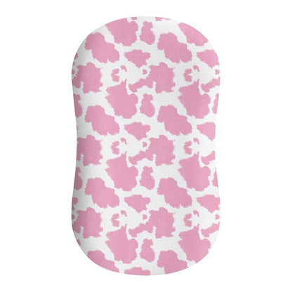 Pink Cow Print Cover for Baby Nest for Newborn & Infant Lounger Slipcover Elastic Fabric Nest Cover Fits Most Loungers
