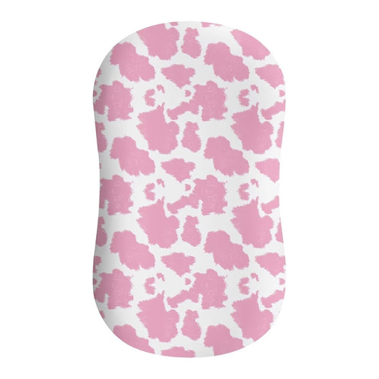 Pink Cow Print Cover for Baby Nest for Newborn & Infant Lounger Slipcover Elastic Fabric Nest Cover Fits Most Loungers
