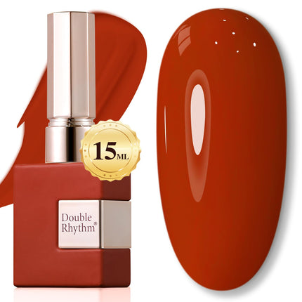 15ML Gel Nail Polish Pure Sheer Same Color Same Bottle Soak Off Gel Polish Art Manicure Salon DIY at Home for Women (Burgundy-A1129)
