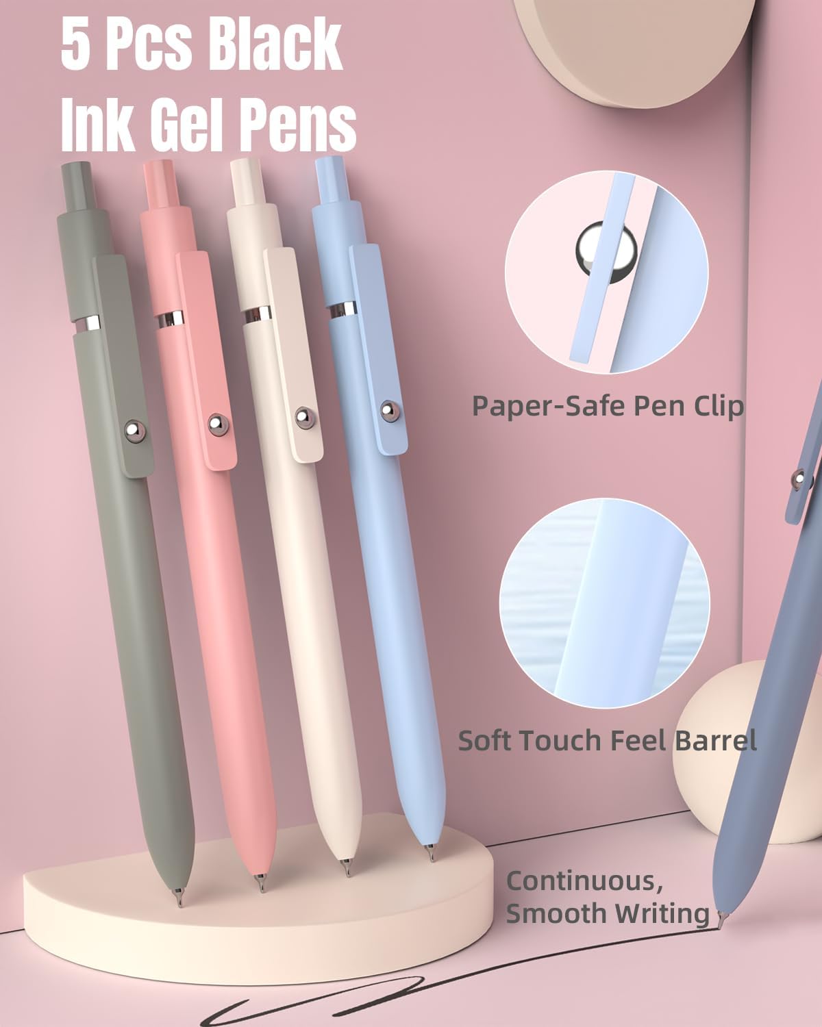 39-Piece Pink Aesthetic Stationery Set with Organizer - photo 3