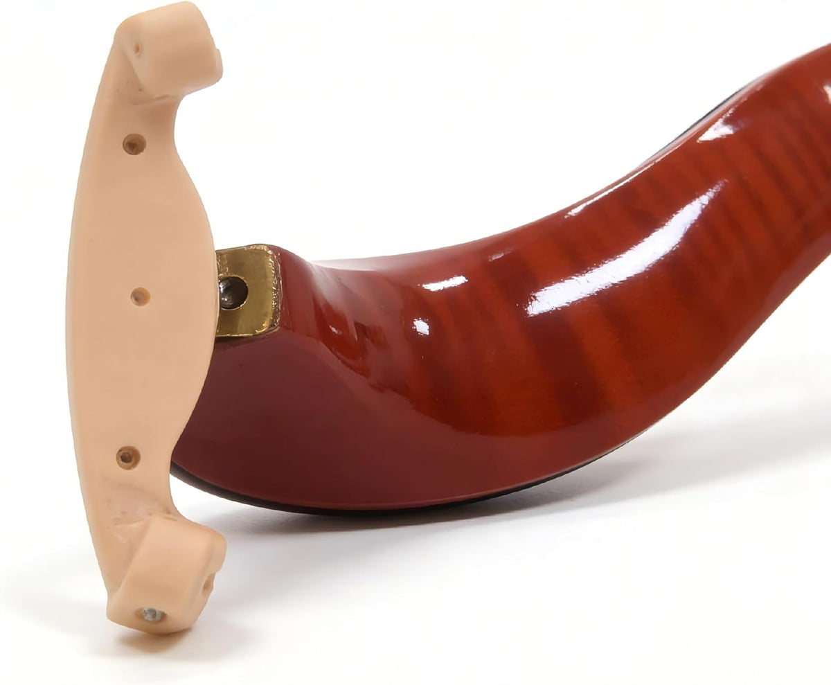 Burgundy Tiger Stripe Violin Shoulder Rest for 3/4 and 4/4 Violins - photo 3