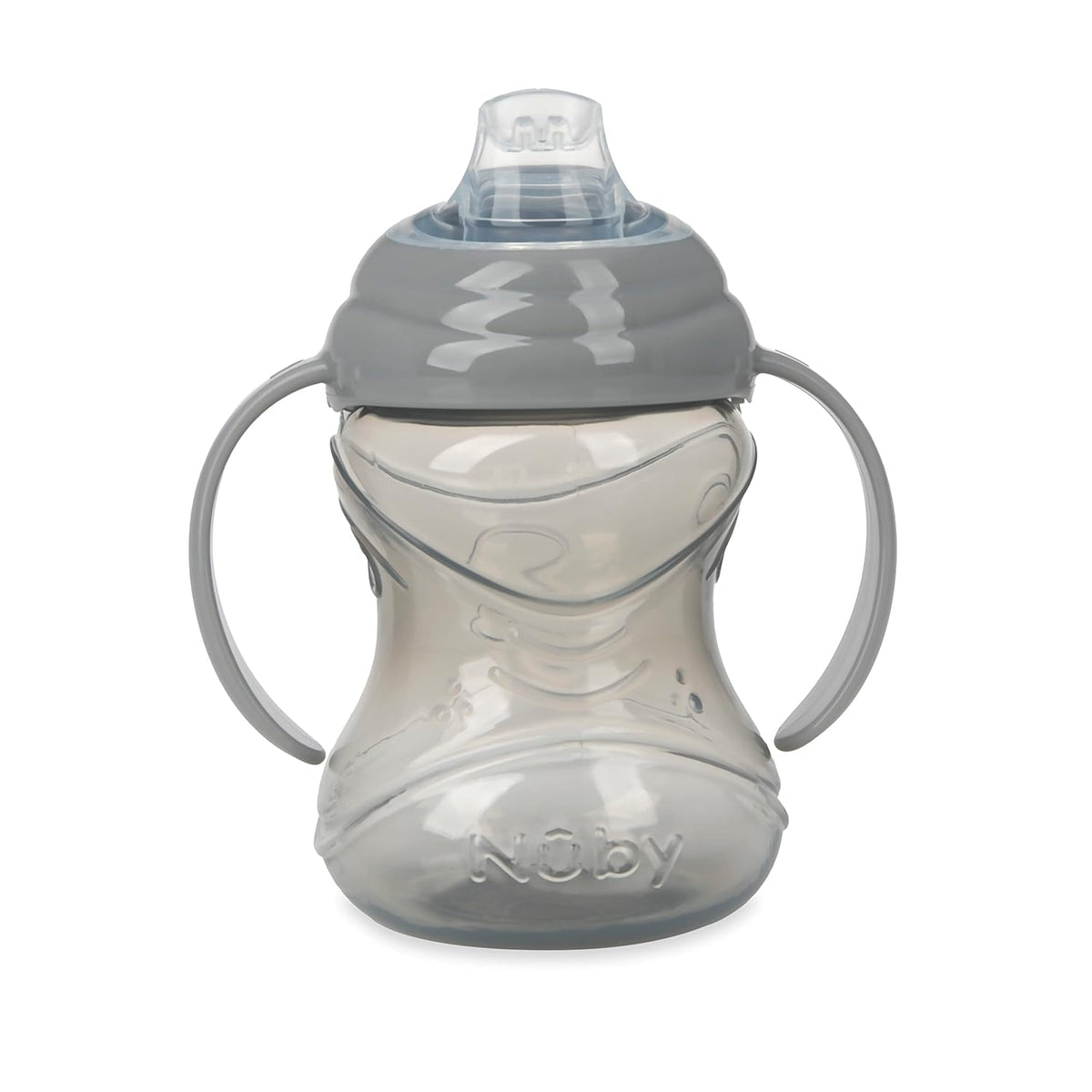 3 Piece No-Spill Cup with Spout, 2 Handle with Lock Feature, Neutral,10 Ounce - photo 5
